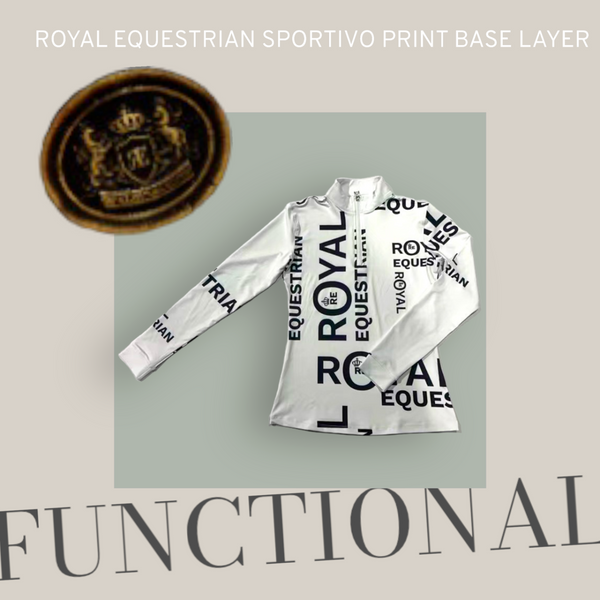 Royal Equestrian Functional Sport Base Layer Print