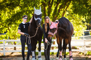 Royal Equestrian Fur Halter Pink Full