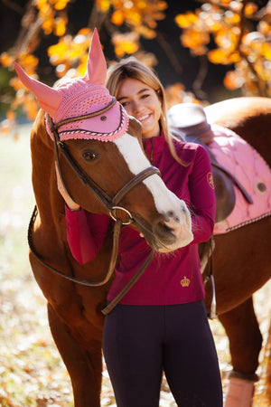 Royal Equestrian Dressage Saddle Pad Pink Full