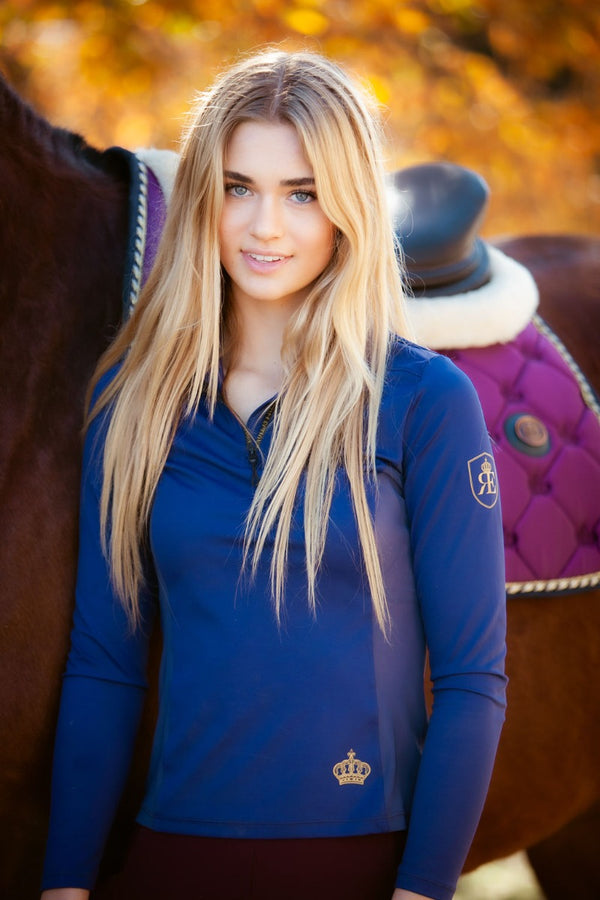 Royal Equestrian Liberte Base Layer Navy