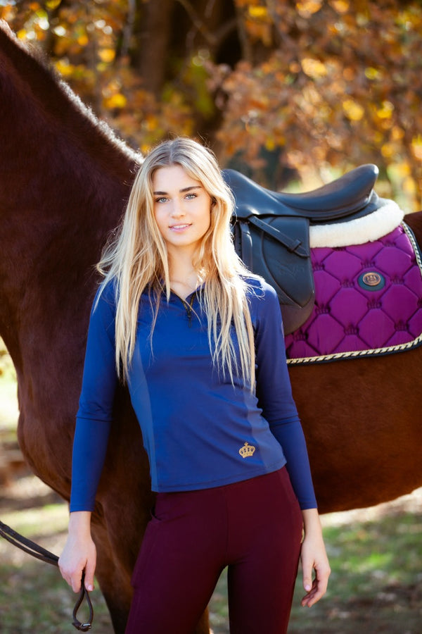 Royal Equestrian Liberte Base Layer Navy