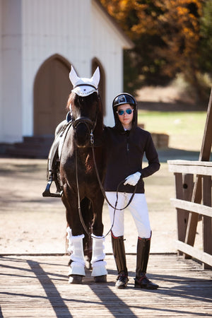 Royal Equestrian Hooded Riding Jacket Santino Black