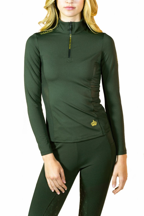 Royal Equestrian Liberte Base Layer Olive