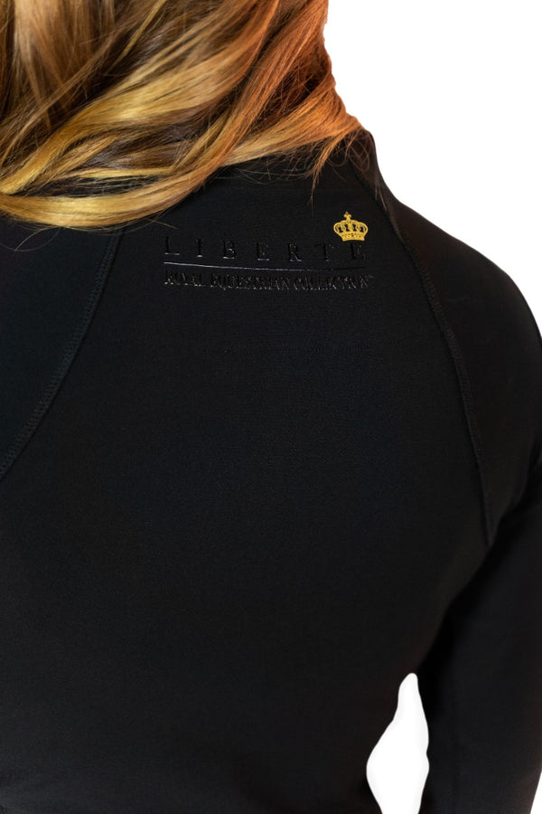 Royal Equestrian Sunshirt Base Layer Black Silver