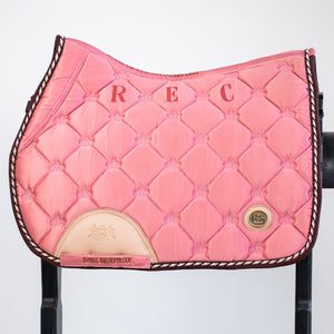 Royal Equestrian Jump Saddle Pad Pink Full