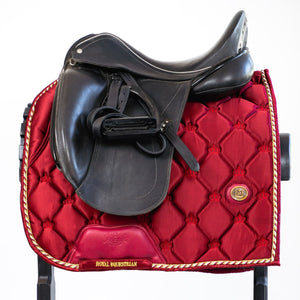 Royal Equestrian Dressage Saddle Pad Red Full