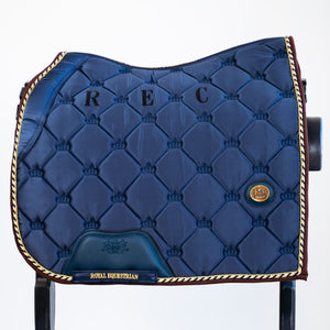 Royal Equestrian Dressage Saddle Pad Navy Full