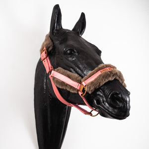 Royal Equestrian Fur Halter Pink Full