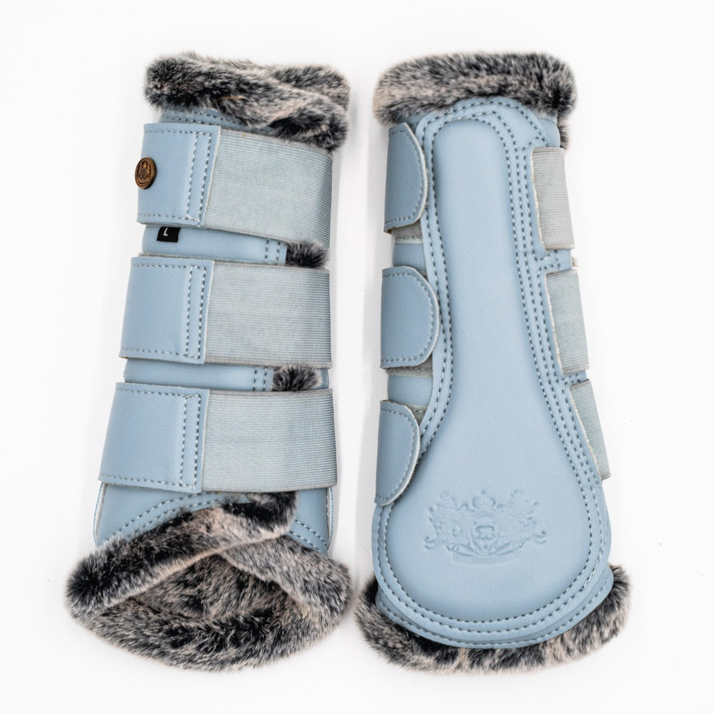 Royal Equestrian Lined Brushing Boots Marine